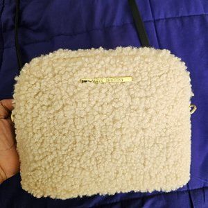 BMarilyn dome crossbody sherpa handbag